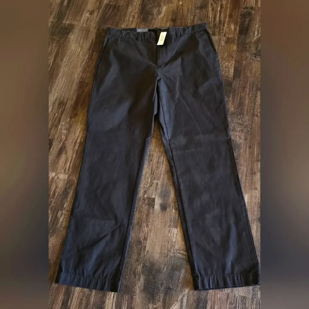 Banana Republic 35Wx3 Gray Charcoal Trousers